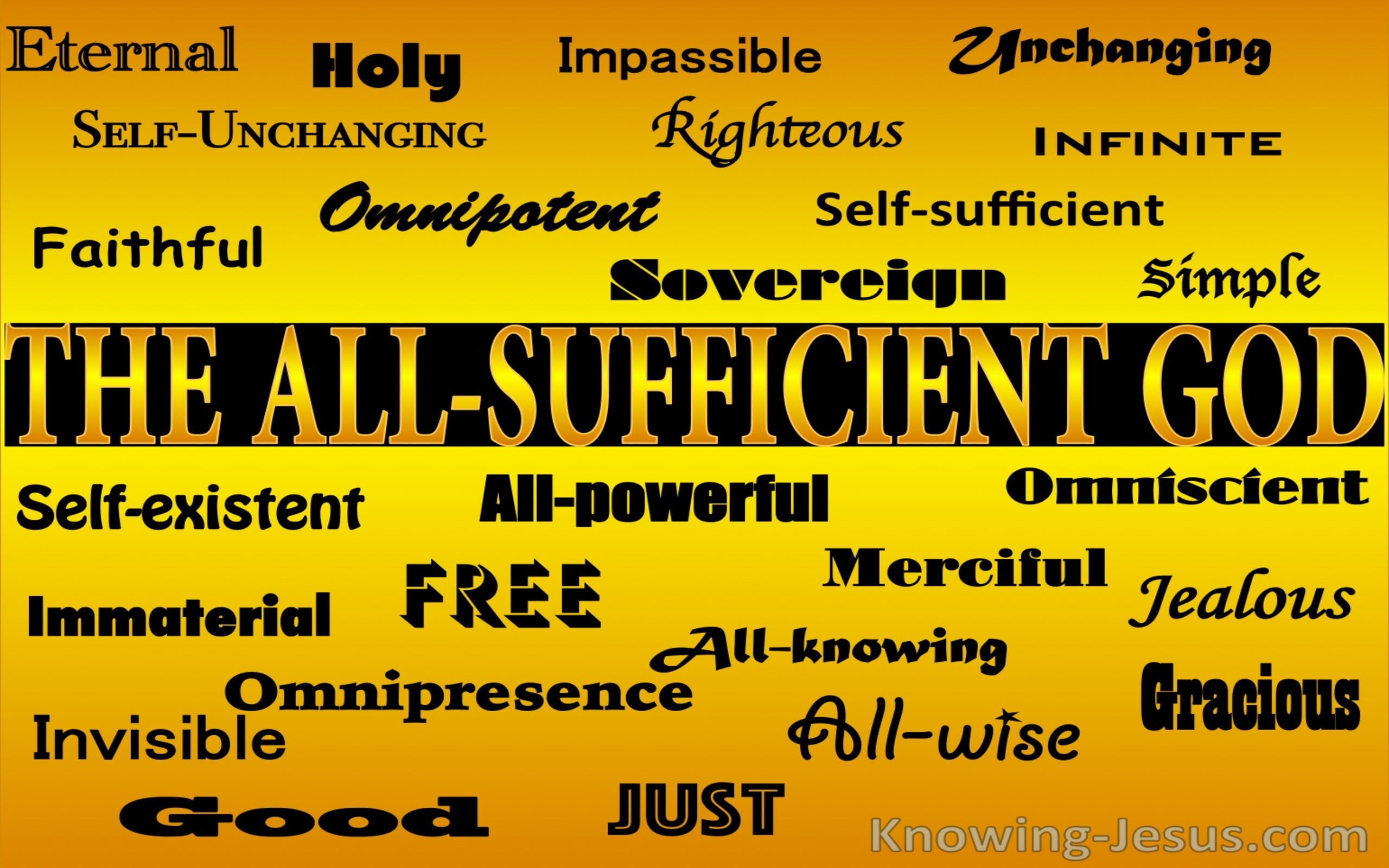 The All-Sufficient God (devotional)07-15 (yellow)